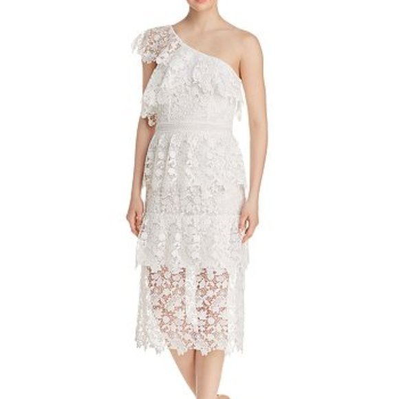 Joie Belisa Tiered Lace Dress - Picture 1 of 6